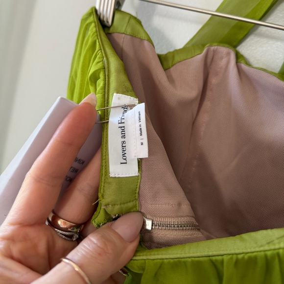 Lovers and Friends Estelle Gown in Pear Green - Picture 5 of 6